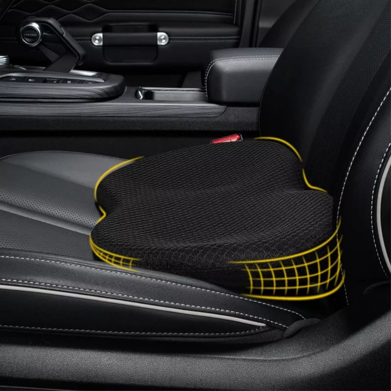 Car Seat Cushion Memory Foam Sciatica And Back Pain Relief For Car Seat Driver