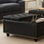 Table basse carrée avec repose-pieds relevable avec grand rangement-1226521690