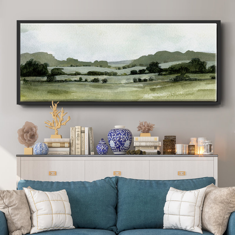 Vert Landscape III- Framed Canvas