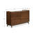 60" W 6-drawer Sutton Walnut Dresser (fully assembled)