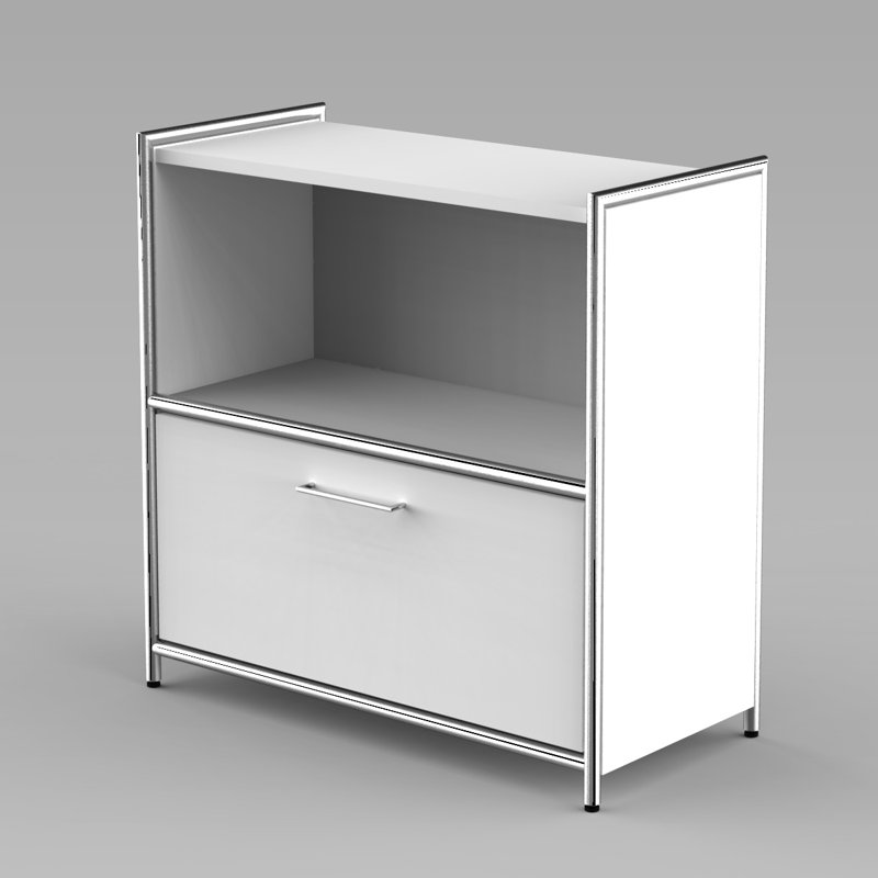 2 -Shelf, White