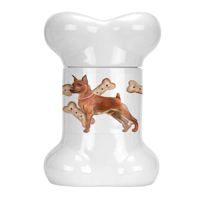 Pot à animaux en forme de pinscher miniature