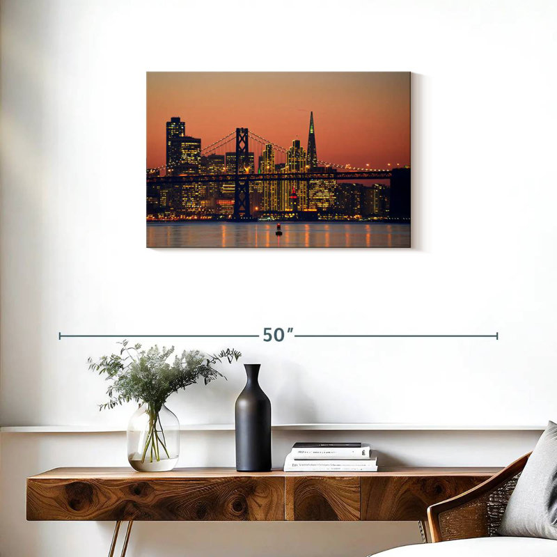 «Sirci Vibrant», horizon de San Francisco, H 20 po x l 30 po