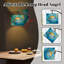 Lampe sur pied à DEL à intensité variable avec lumière tropicale, poisson bleu tropical, abat-jour réglable en hauteur avec télécommande, pour le salon, la chambre et le bureau