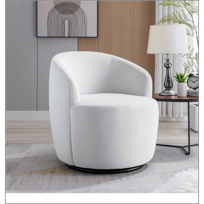 Fauteuil d'appoint ergonomique en velours avec pivot à 360 ° et base haute pour un confort et un style ultimes