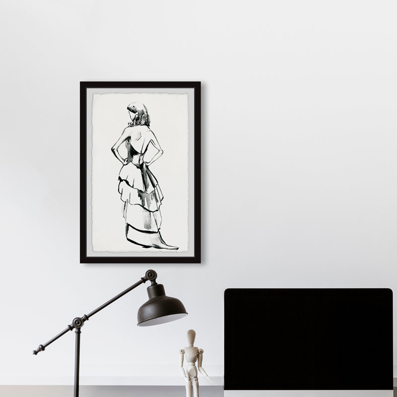 Long Back by Marmont Hill - Single Picture Frame Painting, 30cm H x 20cm W x 3.81cm D