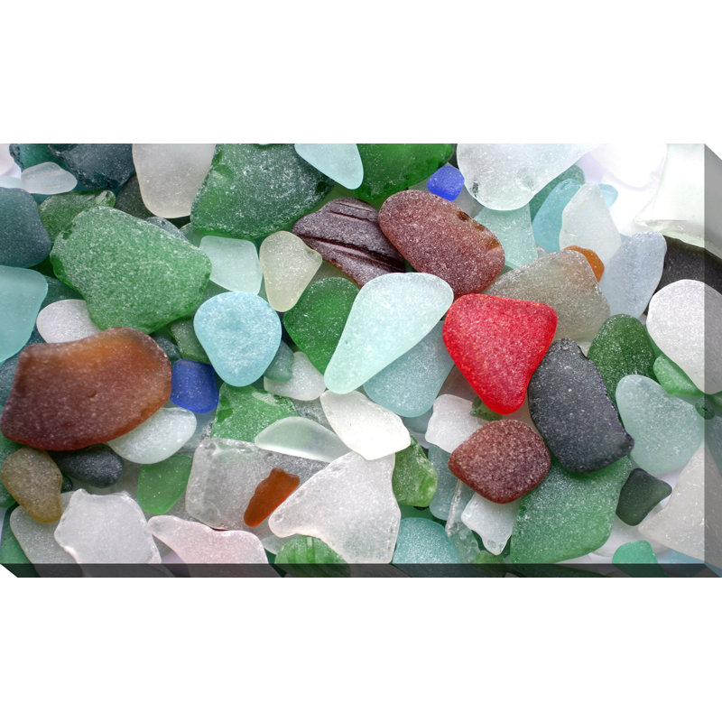 « sea glass 2 », reproduction de photo sur toile tendue, H 36 po x l 60 po x P 1,5 po