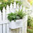 Vintage Metal Wall Planter for Outdoor/Indoor Plants,Faux Plants & Flowers,Wall Storage Basket for Letters Post Cards-888114249
