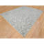 12'2"x15' Beige Modern Striae Design Pure Wool Hand Loomed Oversized Rug EB5395DF0A9A42F0A02875CDE9DD70A9