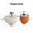Cup Shape Leather Coffee Table-253217028
