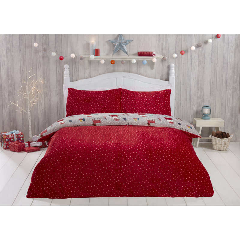 Lorene Graphic Print & Text Duvet Cover Set with Pillowcases Included, Single - 1 Standard Pillowcase