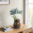 Modern Terracotta Table Vase For Home Decor - Portugal Tall Flower Vase Accent With Speckled Glaze For Tabletops, And Living Room Styling - 12", Brown-1890267449