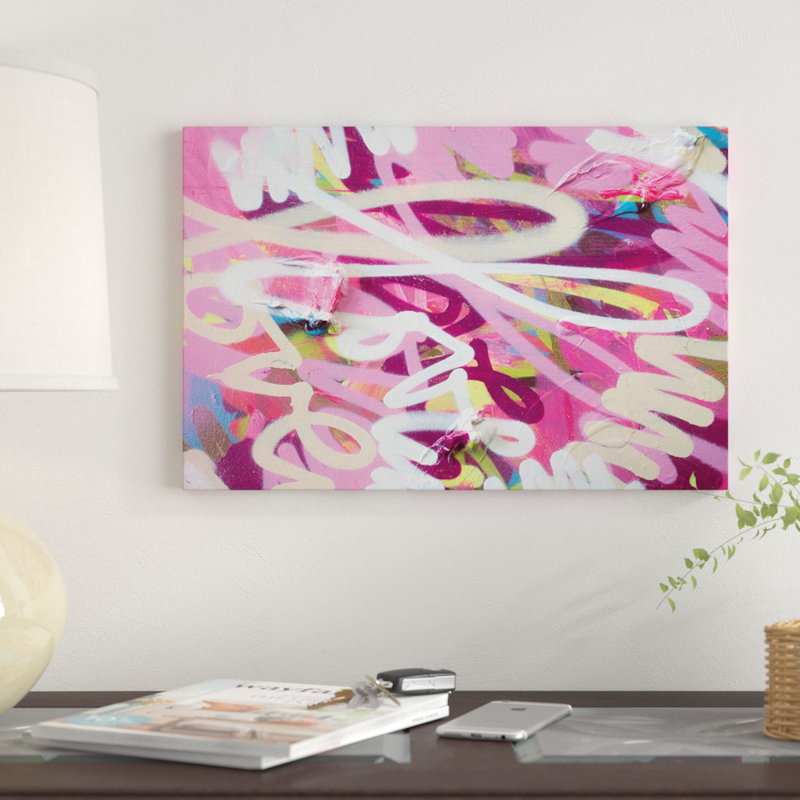 «Love III» par Kent Youngstrom - Giclée sur toile tendue avec châssis, H 24 po x l 32 po x P 1 po, Papier d'art encadré noir