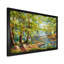 Forêt d'automne avec rivière sinueuse - Peinture sur toile-59757865-59757866