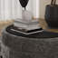 Repose-pieds rembourré demi-lune avec rangement-492289263