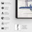 «Bertineke Transport Blue Vintage Aviator Airplanes», reproduction d'art sur toile-2047737968-2047737973-2121225261