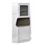 Armoire en aluminium avec 1 tablette, rehaussant le décor et la fonctionnalité, ajoutant de l'élégance au rangement