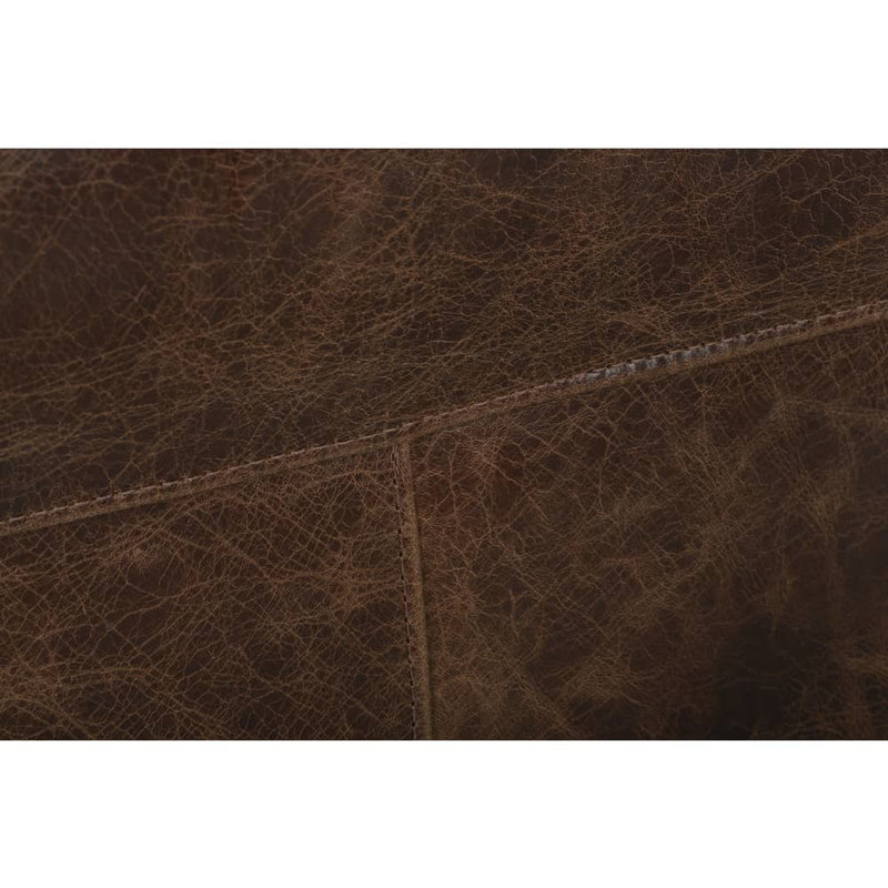 Repose-pieds en cuir Mikesell