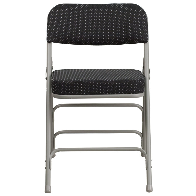 Chaise pliante Hurshid, Noir