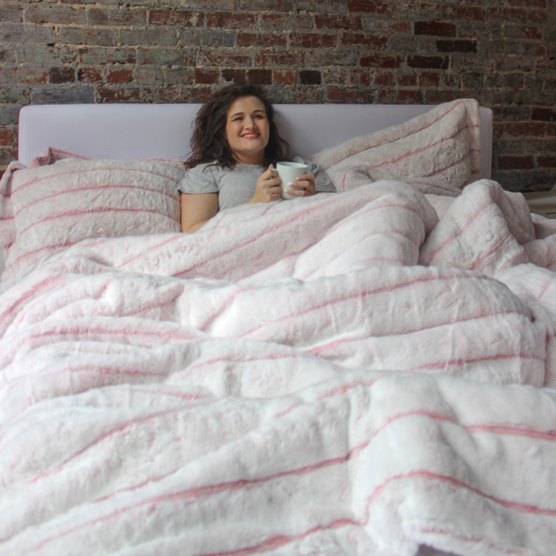 Ensemble d'édredon en polyester, Édredon pour très grand lit + 2 très grandes ta