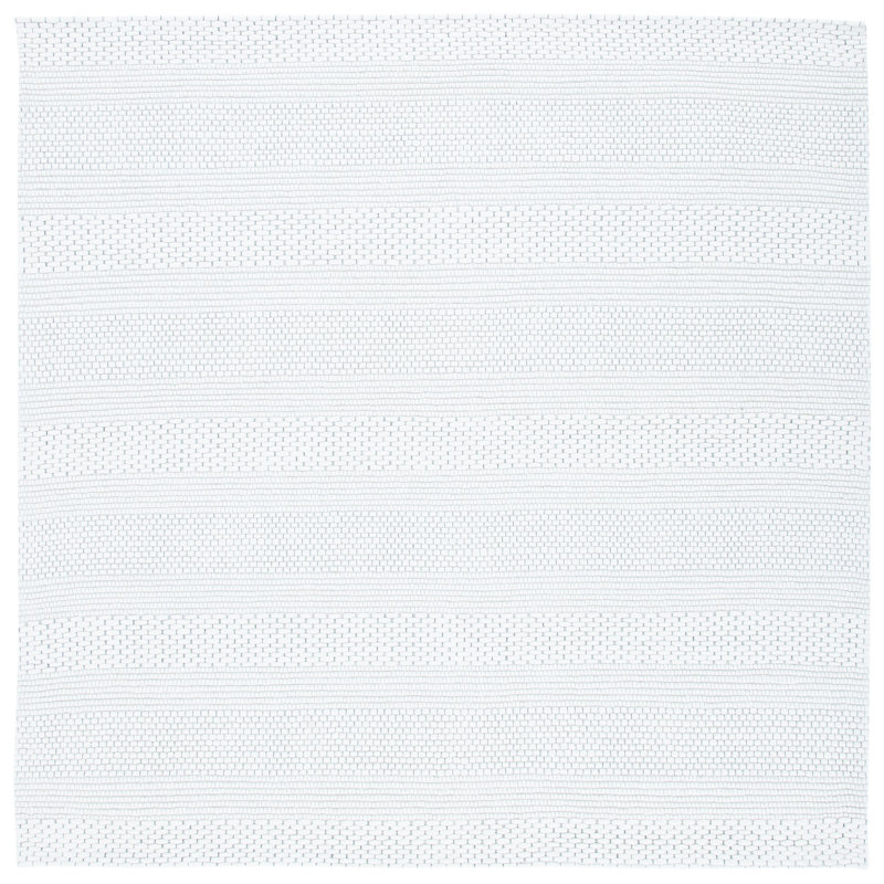 Beikirch Hand Loomed Performance Solid Color Rug, Square 7'