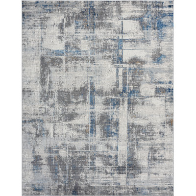 Michigamme Area Rug in Blue/Gray