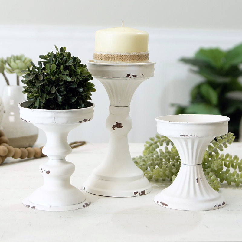 8'' H Metal Tabletop Candlestick