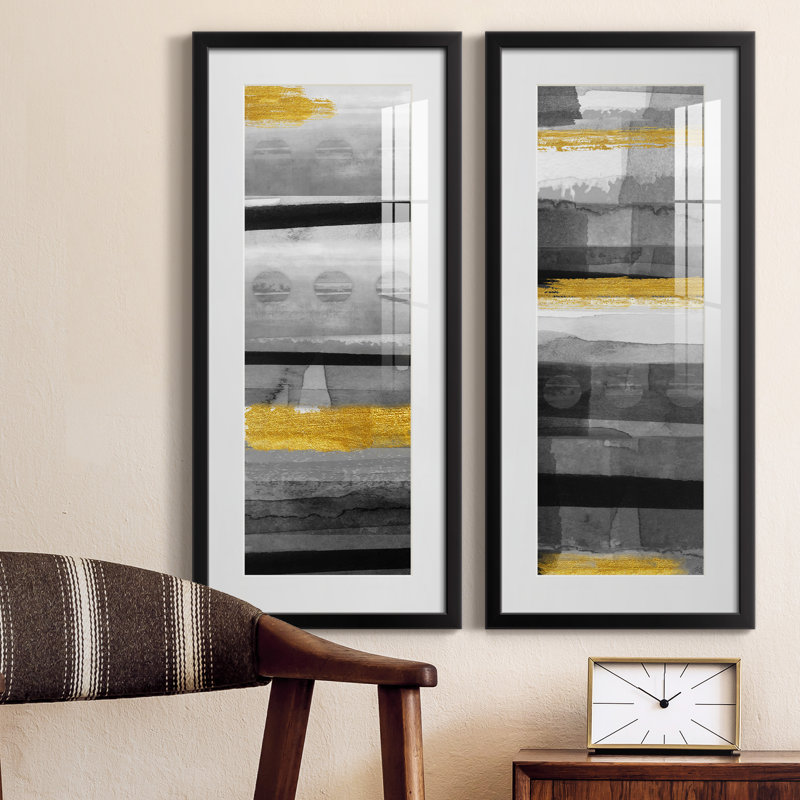 Cadre photo, ensemble de peintures sur papier