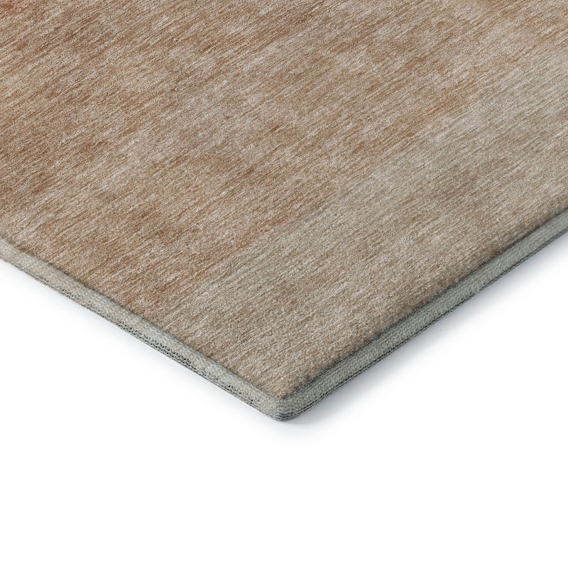 Tapis paprika de qualité supérieure lavable à la machine Prisco, Tapis de couloir 2 pi 3 po x 7 pi 6 po
