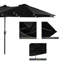 Parasol de marché rectangulaire 15 pi x 9 pi avec lumières DEL Sadeen-997868592