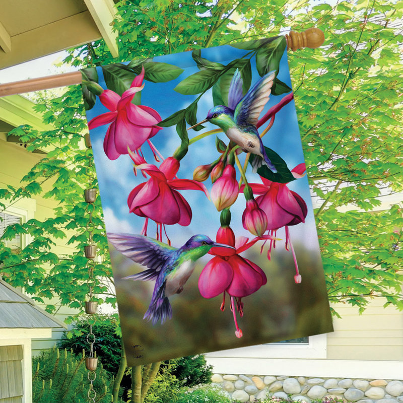 Drapeau de la maison du vol des colibris