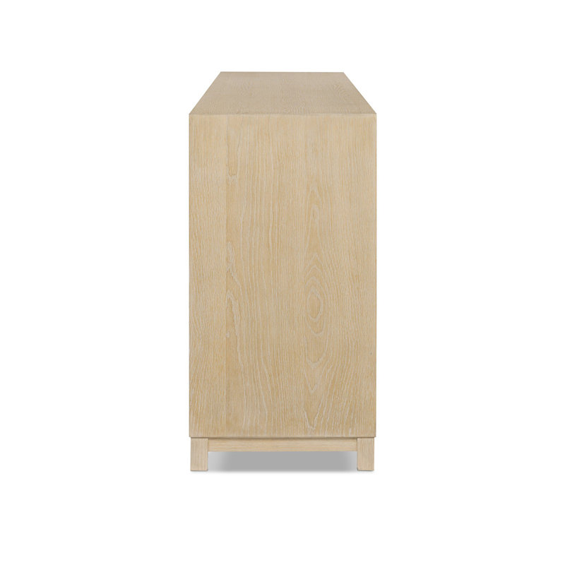 Millie 9 - Drawer Dresser, Light Bleach Oak Veneer