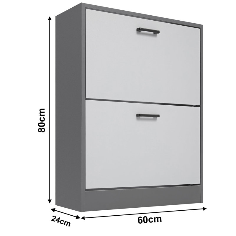 16 Pair Shoe Storage Cabinet