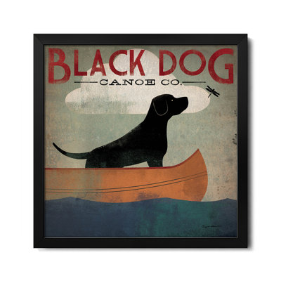 Black Dog Canoe Co. II Premium Framed Poster by Ryan Fowler