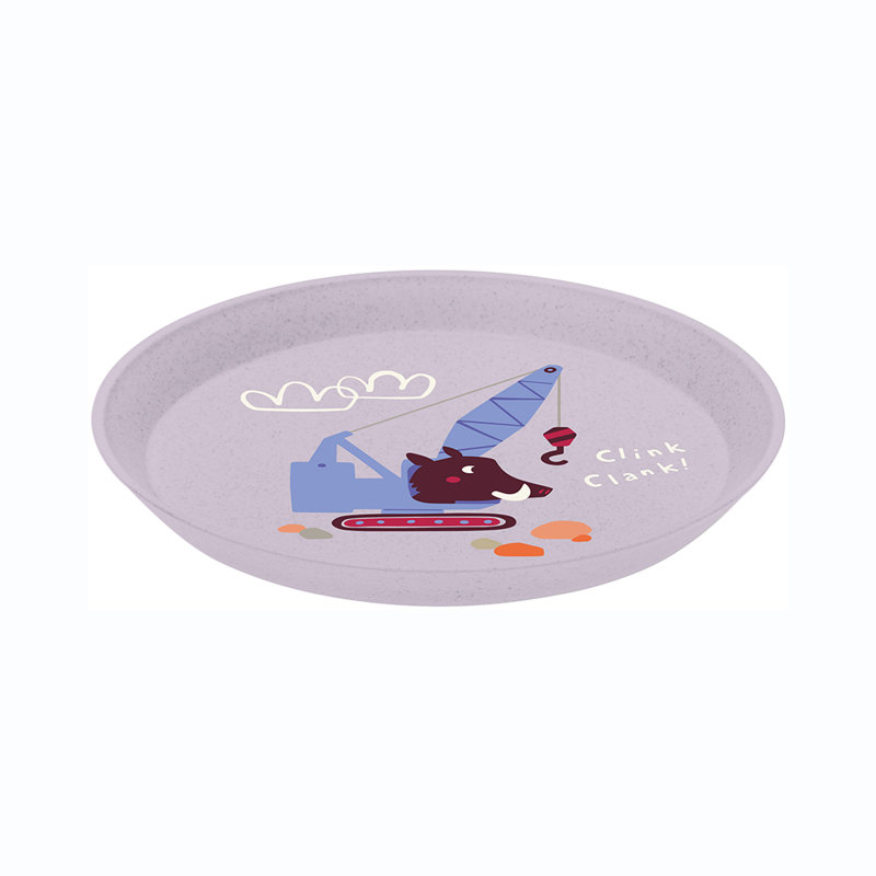 Koziol Connect Plate Truck dessert plate, plastic, organic gray, 20.5cm