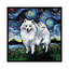 American Eskimo Night par Aja Treves - reproduction d'art-53775993-53776000-53859387