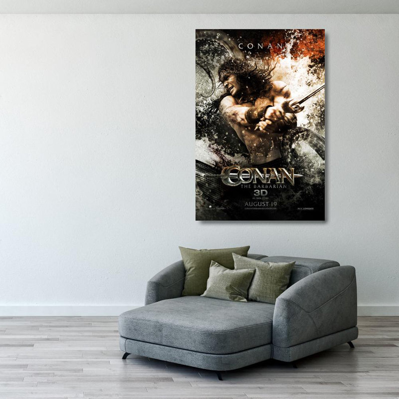 Conan the Barbarian, 40" H x 27" W