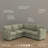 Modular 4-Seater Sectional, Living Room Furniture-640522103