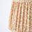 17" Clear Hammered Glass Table Lamp Set with Ditsy Yellow Floral Shade