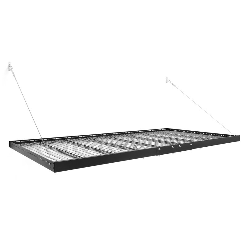 Serre X 8 pi Étagère de garage murale en acier 2.0, Noir