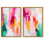 Playful Palette Set Canvas Print Modern Abstract Art Set by Art Remedy, Black Frame, 10 x 15