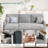 Ashleh 79" L-Shaped Sectional  with Ottoman-780319652