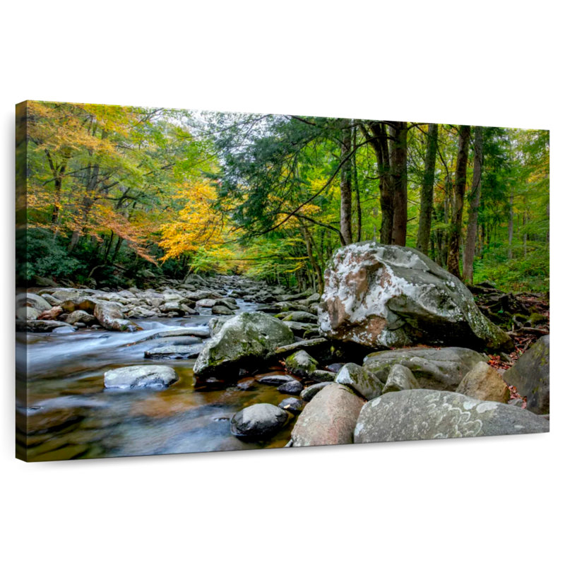 Harnek Autumn Mountain Stream, H 8 po x l 12 po