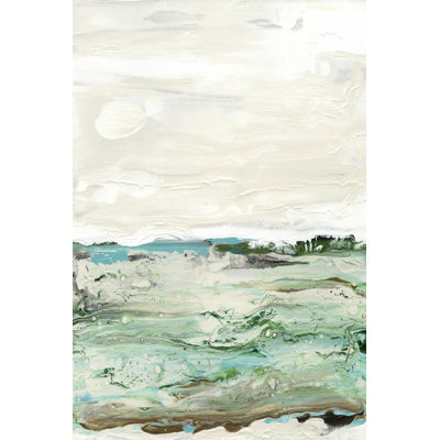 Menthe et turquoise Horizon I