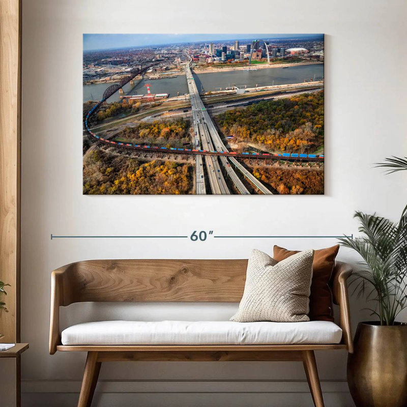 Road To St. Louis, 32" H x 48" W