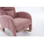 Chaise berçante confortable en peluche avec repose-pieds réglable en tissu pour la détente et le soutien-636674731
