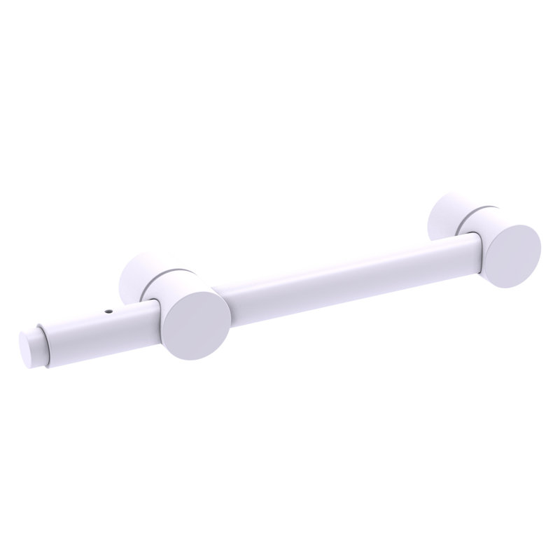 Tringle à vêtements rétractable peu encombrante, Blanc mat