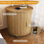 Table de bout cylindrique Mid Century-1836867857