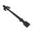Black Wrought Iron Dummy Strap Hinge 12" L Fleur De Lis Rust Resistant