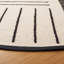 Geometric Handmade Kilim Wool/Cotton Area Rug in Ivory/Black-837964996